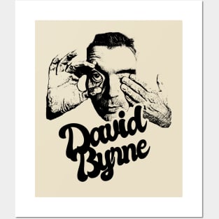 David Byrne Eye Hand 80s Style Classic Posters and Art